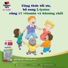 Siro Kinder Optima Doppelherz hỗ trợ trẻ ăn ngon, tăng cường tiêu hóa và nâng cao sức đề kháng (100ml)