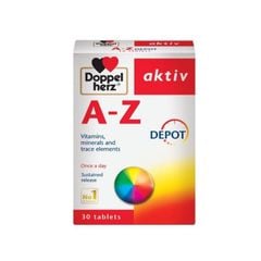 Viên uống Aktiv A-Z Depot Doppelherz bổ sung vitamin và khoáng chất (30 viên)