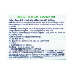 Dung dịch vệ sinh phụ nữ Chilly delicato