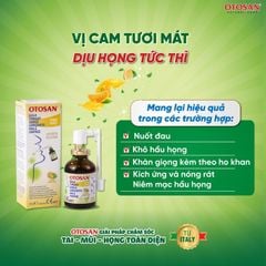 Xịt họng Otosan Spray Forte giảm ho, giảm đau rát họng, hỗ trợ điều trị viêm họng cấp, viêm hô hấp,  (30ml)