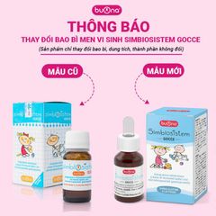 Men vi sinh nhỏ giọt Simbiosistem gocce, cải thiện hệ tiêu hoá trẻ nhỏ