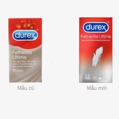 Bao cao su Durex Fetherlite Ultima siêu mỏng, cùng chất bôi trơn, size 52mm