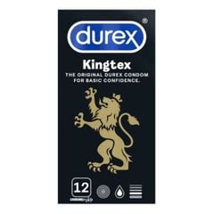 Bao cao su Durex Kingtex ôm sát, vừa vặn 49mm