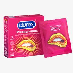 Bao cao su Durex Pleasuremax có gân và gai (chấm nổi), size 56mm