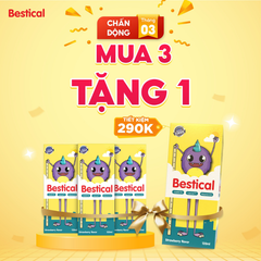 Bestical Mua 3 Tặng 1: Cơ hội vàng tiết kiệm 290K khi mua sản phẩm hỗ trợ tăng chiều cao cho bé
