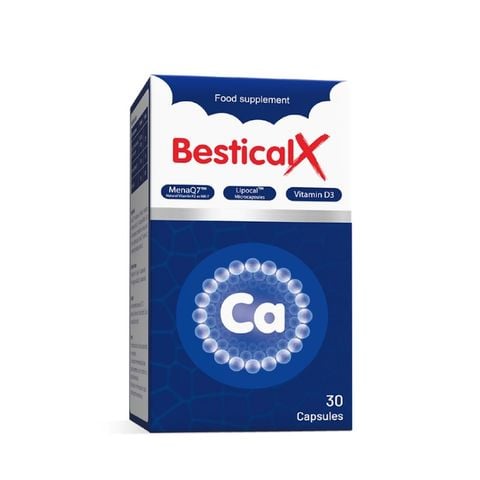 Bestical X - Canxi sinh học dạng viên cho trẻ em từ 8 tuổi và người lớn, hộp 30 viên
