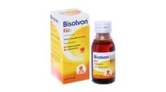 Siro Bisolvon Kids (Bromhexin), làm loãng đờm, giảm ho ở trẻ em, chai 60ml