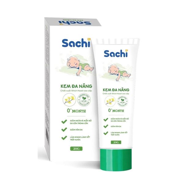 Kem đa năng Sachi - Giảm hăm da, rôm sảy, mẩn ngứa cho trẻ sơ sinh và trẻ nhỏ