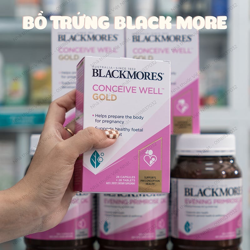 nhathuocvietnhat.vn - Viên uống bổ trứng Blackmores Conceive Well™ Gold cung cấp đầy đủ các vitamin, dưỡng chất cần thiết cho cả mẹ và bé trong giai đoạn chuẩn bị mang thai.