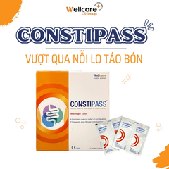 Bột nhuận tràng Constipass Wellcare điều trị táo bón (20 gói)