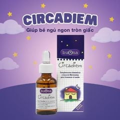 Buona Circadiem – Bổ sung Melatonin tinh khiết hỗ trợ ngủ ngon ở trẻ em và người lớn