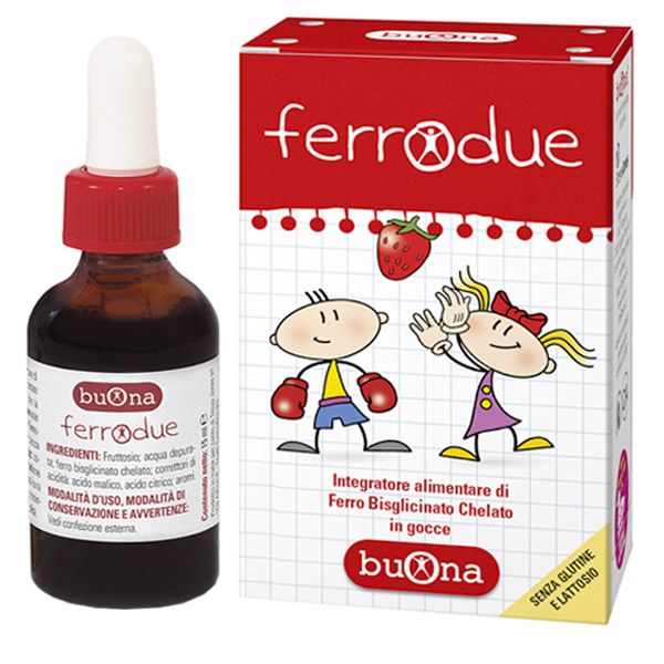 Ferrodue Buona - Bổ sung sắt hữu cơ dạng nhỏ giọt cho bé nhập khẩu từ Ý