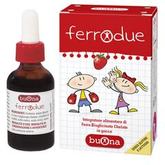 Ferrodue Buona - Bổ sung sắt hữu cơ dạng nhỏ giọt cho bé nhập khẩu từ Ý