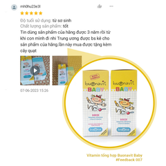 Buonavit Baby, vitamin tổng hợp dạng nhỏ giọt cho trẻ từ 0 tháng tuổi, mẫu mới, lọ 20ml