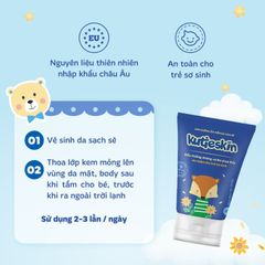 Kem Kutieskin dưỡng ẩm giúp làm mềm da cho bé, giảm khô ngứa, nứt nẻ da (màu xanh đậm)