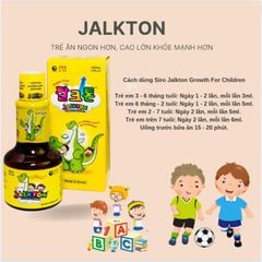 Siro ăn ngon Jalkton - Giải Pháp Toàn Diện Cho Sự Phát Triển Của Bé