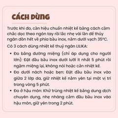Nhiệt kế thuỷ ngân LILIKA