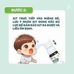 LineaBon D3K2 dạng xịt cho trẻ từ 0 tháng tuổi - Giảm quấy khóc về đêm, ngủ ngon hơn, Lọ 10ml