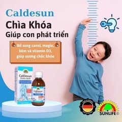 Canxi CalDesun - Bổ sung canxi và khoáng chất, hỗ trợ tăng tăng chiều cao cho trẻ, nhập khẩu từ Đức, chai 200ml