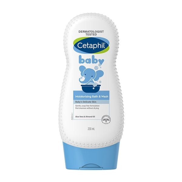 nhathuocvietnhat.vn-Sữa tắm dưỡng ẩm dịu lành cho bé Cetaphil Baby Moisturizing Bath & Wash