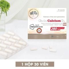 Canxi Chela Calcium D3 - Bổ sung Canxi Hữu Cơ Cho Bà Bầu Và Sau Sinh, Hộp 30 Viên