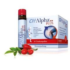 CH Alpha Plus - Hỗ trợ tái tạo sụn khớp, tăng cường sức khoẻ xương khớp (Hộp 30 ống)