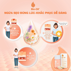 Dầu giảm rạn da và làm mờ sẹo Bio Oil Specialist Skincare Oil Natural cho da ngạy cảm,  chai 60ml