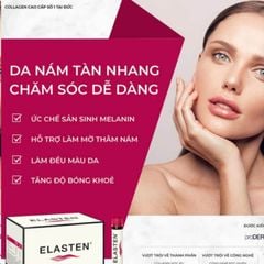 Collagen thuỷ phân Elasten làm đẹp và trẻ hoá làn da số 1 của Đức, hộp 28 ống uống 28 ngày