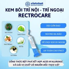 Kem bôi trĩ RectroCare - Giảm nhanh đau rát, và ngứa cho trĩ nội và trĩ ngoại, nhập khẩu Ý