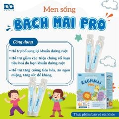 Men Sống Bạch Mai Pro 6 Tỷ Lợi Khuẩn - Giải Pháp Số 1 Cho Bé  Biếng Ăn, Rối Loạn Tiêu Hoá, Hộp 15 ống 10ml