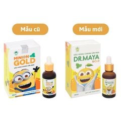 Tinh Dầu Húng Chanh Minion Gold (Mẫu Mới) - Hỗ Trợ Giảm Ho, Sốt, Cảm Cúm Cho Cả Gia Đình, Chai 30ml