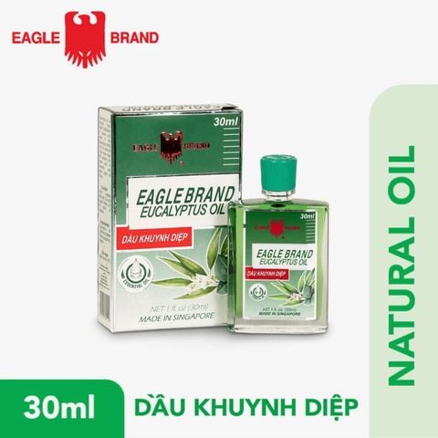 Dầu khuynh diệp Con Ó Singapore Eagle Brand Eucalyptus Oil, nhập khẩu chính hãng 30ml