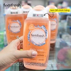 Dung dịch vệ sinh phụ nữ khử mùi Femfresh Daily Intimate Wash 250ml, nhập khẩu chính hãng