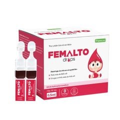 Sắt Femalto Dạng Ống - Bổ Sung Sắt Hữu Cơ Cho Trẻ Từ 0 Tháng Tuổi