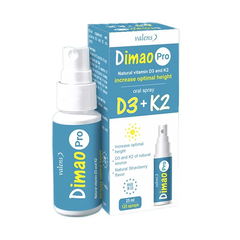 Dimao Pro Oral Spray - Bổ sung D3K2 dạng xịt nhập châu Âu, dùng được cho trẻ sơ sinh