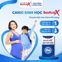 Bestical X - Canxi sinh học dạng viên cho trẻ em từ 8 tuổi và người lớn, hộp 30 viên