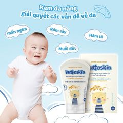 Kem Kutieskin bôi dịu da, dịu vết mẫn ngứa, rôm sảy, côn trùng đốt, hăm tả cho bé tuýp 30g