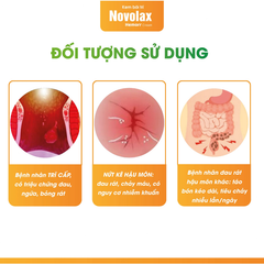 Kem bôi trĩ Novolax Hemorr Cream – Giảm đau, ngứa rát hậu môn, hỗ trợ co hồi búi trĩ
