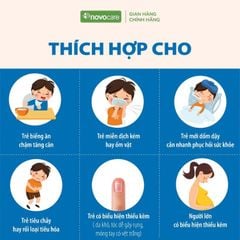 NovozinC - Kẽm hữu cơ dễ hấp thu, hỗ trợ tiêu hóa và tăng sức đề kháng cho bé