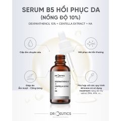 Serum B5 Dr Ceutics Phục Hồi Da Chuyên Sâu Dexpanthenol HA, chai 30mL