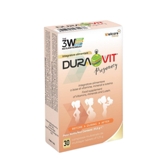 Duravit Pregnancy, bổ sung vitamin tổng hợp cho phụ nữ trước và trong thai kỳ, hộp 30 viên
