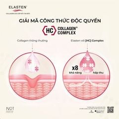 Collagen thuỷ phân Elasten làm đẹp và trẻ hoá làn da số 1 của Đức, hộp 28 ống uống 28 ngày