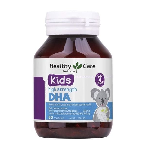 Viên uống bổ sung DHA cho bé Healthy Care Kids DHA High Strength 70 viên