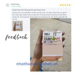 Duravit Pregnancy, bổ sung vitamin tổng hợp cho phụ nữ trước và trong thai kỳ, hộp 30 viên