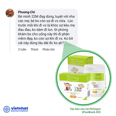 Bột nhuận tràng PEGinpol Buona - Giải Pháp Hiệu Quả Cho Trẻ Bị Táo Bón, nhập khẩu từ Ý
