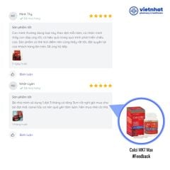 Calci MK7 Max - Bổ sung canxi hữu cơ từ tảo biển đỏ, kết hợp với vitamin D3 và K2MK7, hộp 60 viên