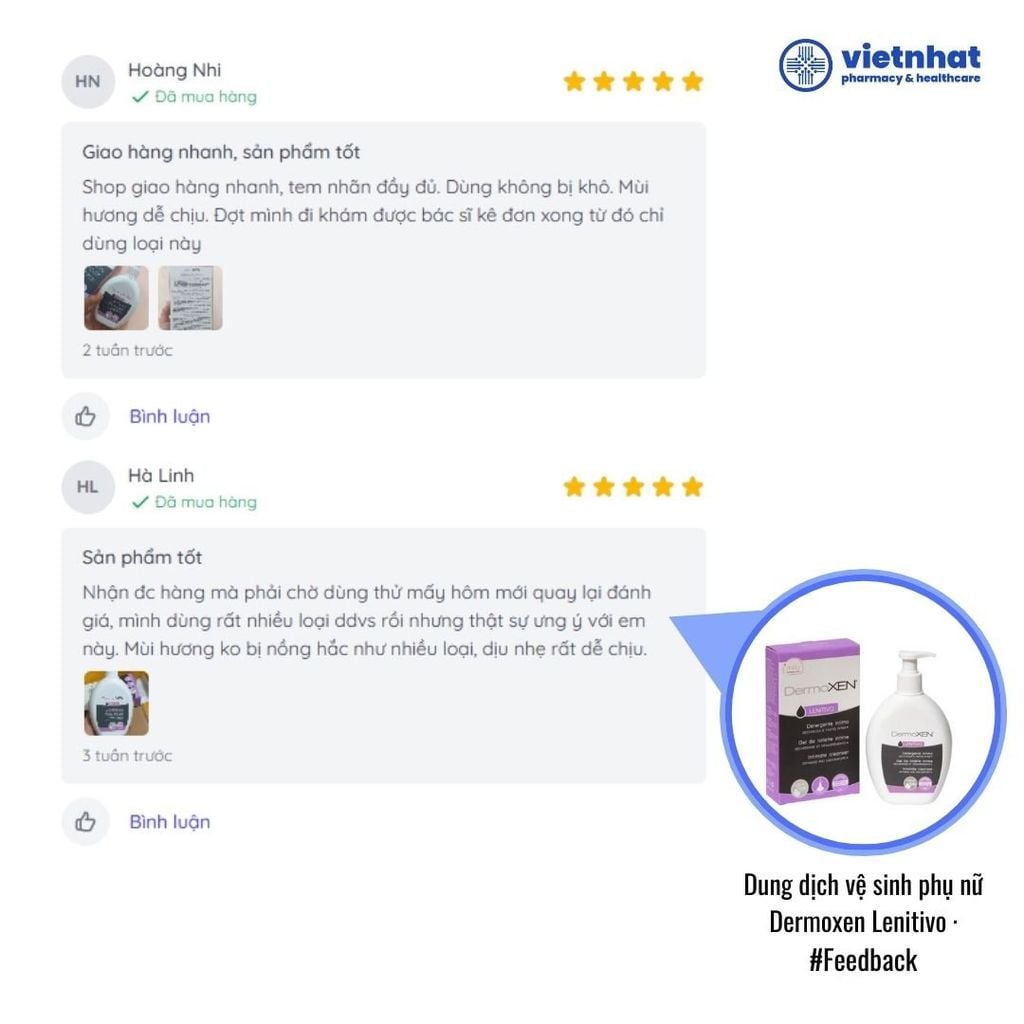 Dermoxen Lenitivo Chính Hãng Ý - Giải Pháp Toàn Diện Chăm Sóc Vùng Kín Dành Cho Phụ Nữ Việt
