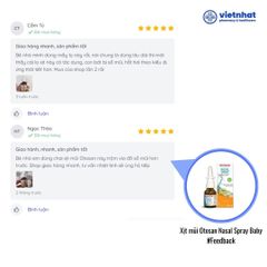 Xịt mũi Otosan Nasal Spray Baby - Hỗ trợ giảm nghẹt mũi, viêm mũi cho bé, nhập khẩu từ Ý