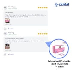 Nước muối sinh lý Fysoline hồng vệ sinh tai, mũi, mắt hằng ngày cho trẻ sơ sinh và trẻ nhỏ, hộp 40 ống x 5ml