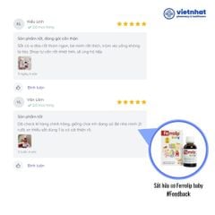 Sắt hữu cơ Ferrolip Baby - Hỗ trợ giảm nguy cơ thiếu máu, thiếu sắt ở trẻ em